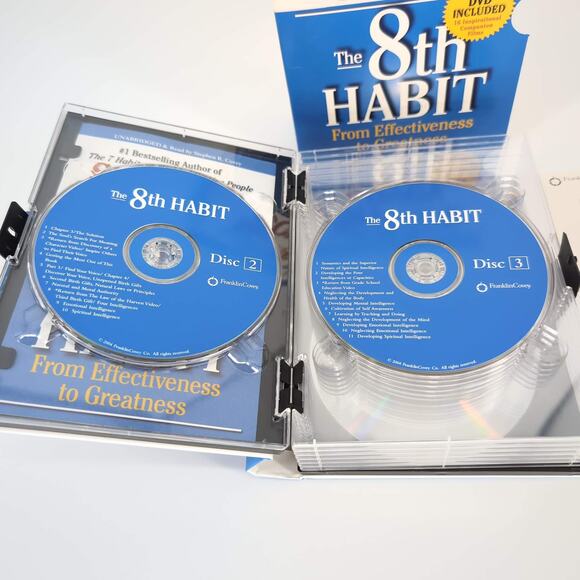 The 8th Habit from Effectiveness to Greatness 13 CDs AUDIO BOOK by Stephen Covey - Picture 8 of 16